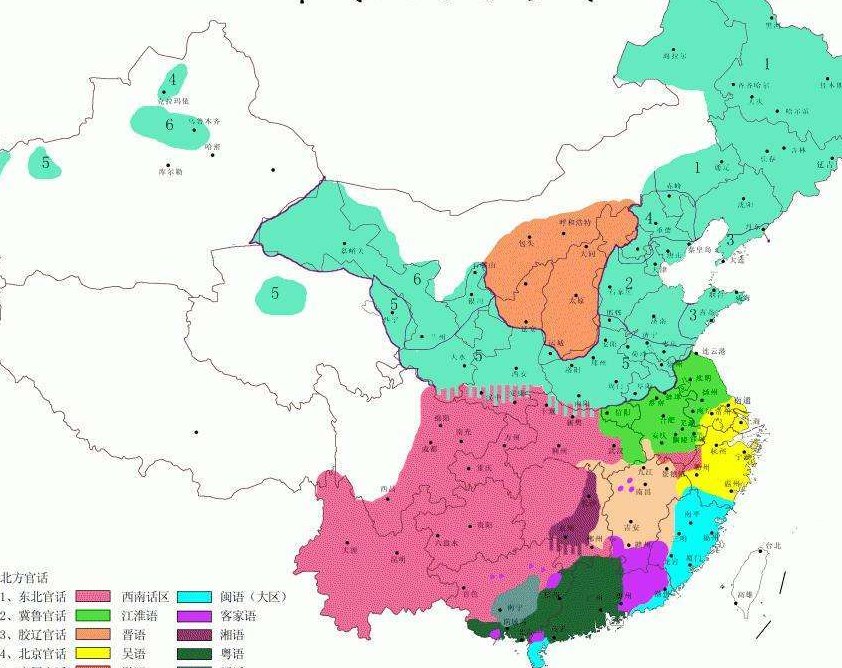 七大方言（汉语七大方言）