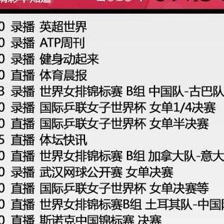 北京电视台体育频道（北京电视台体育频道节目表）