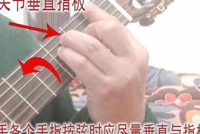 吉他手指按法（吉他手指按法教学）