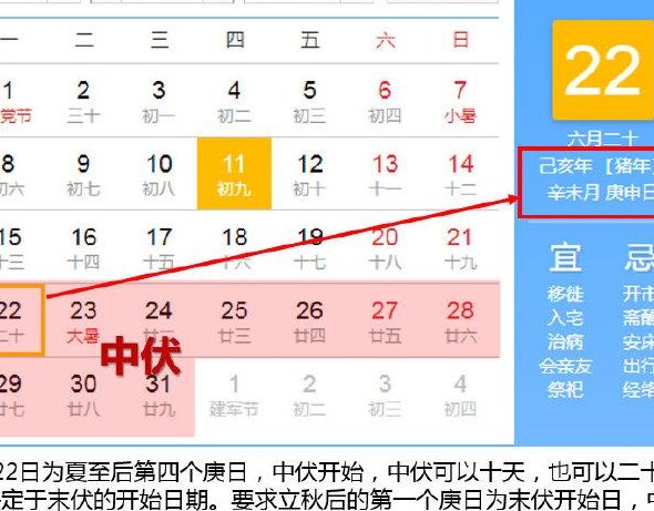 2019年什么时候数伏（2021年什么吋间数伏）