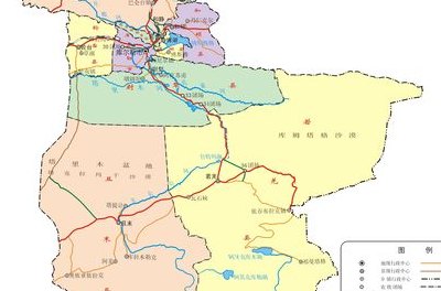 新疆巴音郭楞（新疆巴音郭楞蒙古自治州地图）