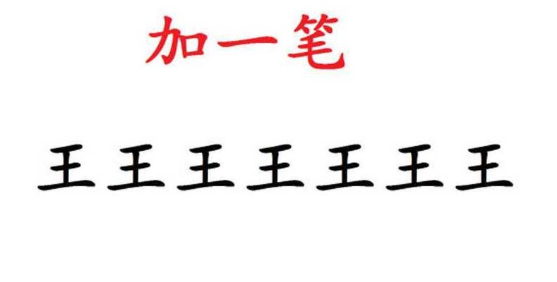 王加一笔有哪些字（王加一笔有哪些字儿?）