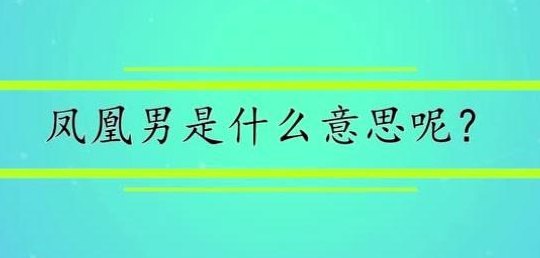 什么叫凤凰男（什么叫凤凰男意思）