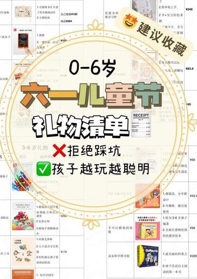 六一儿童节礼物清单（六一儿童节礼物清单男孩）