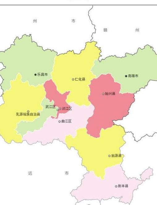 韶关市地图（韶关市地图全图）