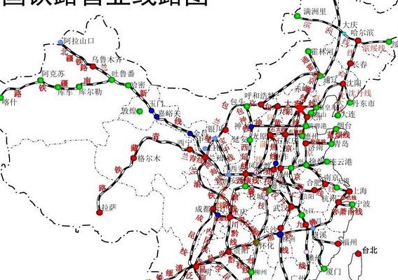 铁路线路图（铁路线路图生成器网址）