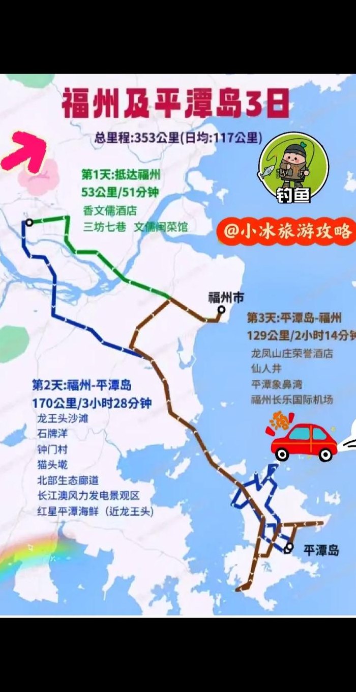 福州一日游最佳路线（福州一日游最佳路线一）