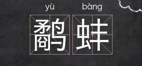 蚌的拼音（鹬的拼音）