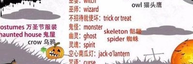 万圣节单词（万圣节单词英文）