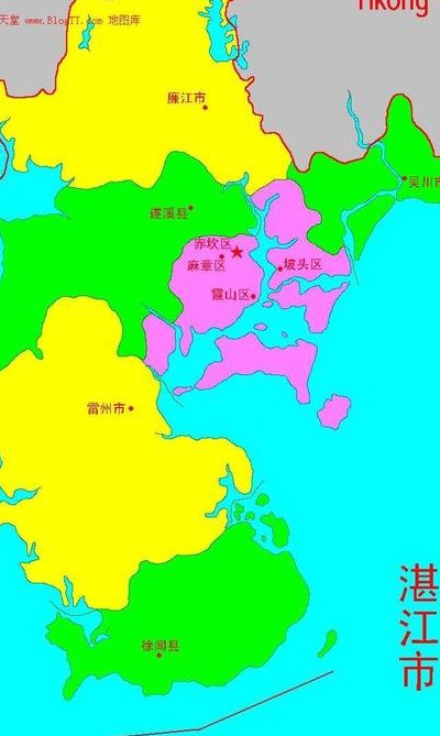 雷州半岛地图（雷州半岛地图图片）