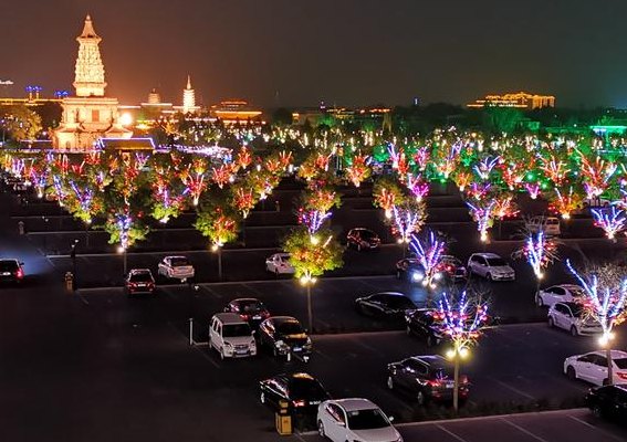 正定南门夜景（正定南门夜景几点开始）