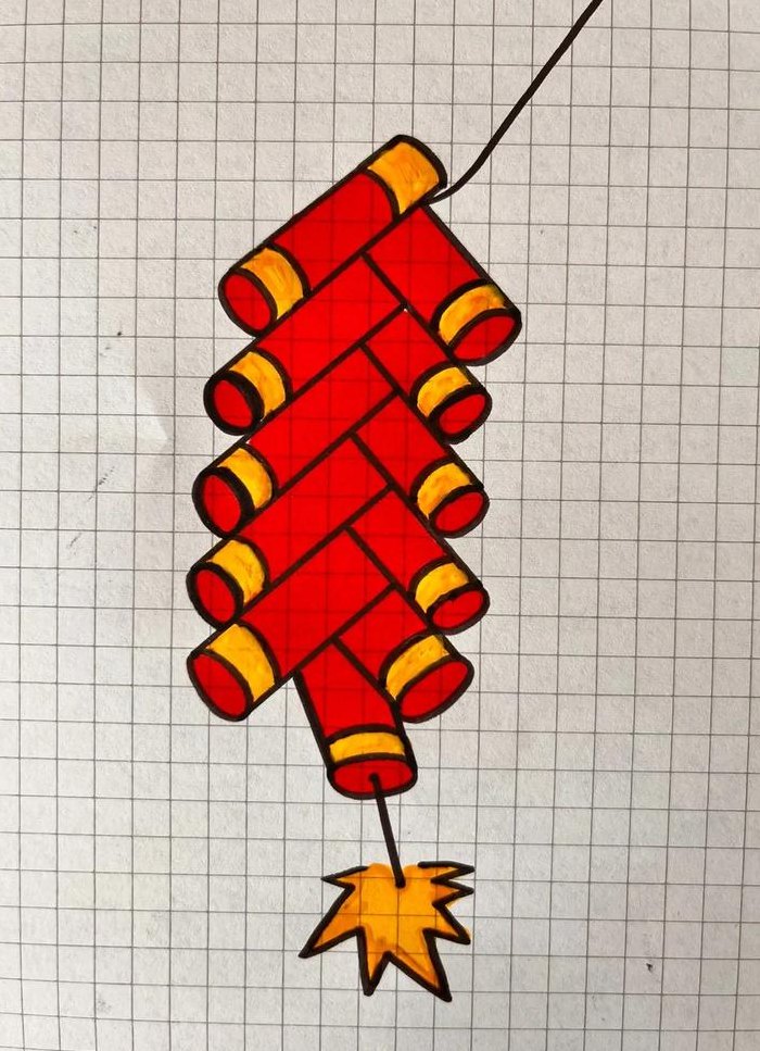 鞭炮的简笔画（鞭炮的简笔画图片大全）