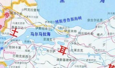 土耳其海峡地图位置（土耳其海峡示意图）
