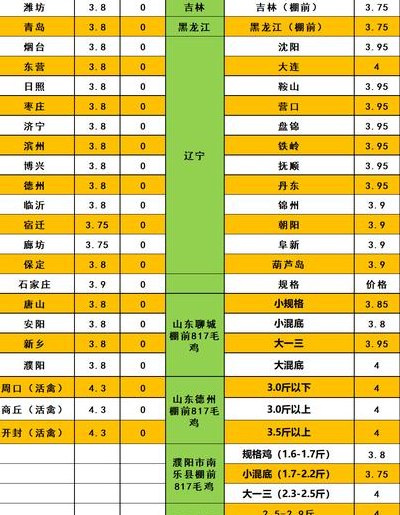 肉鸡毛鸡价格（肉毛鸡报价）