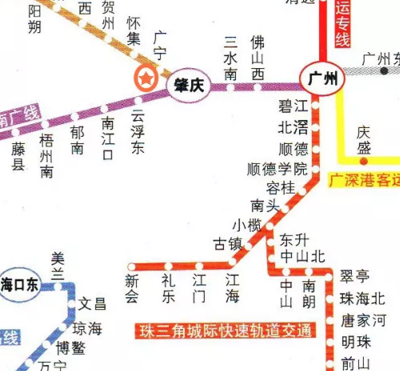 肇庆高铁站在哪里（肇庆高铁有几个站）