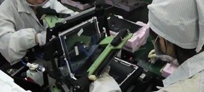 富士康车间流水线图片（富士康一般人受得了吗）