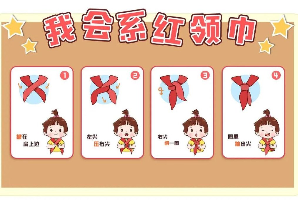 红领巾怎么系（红领巾怎么系步骤）