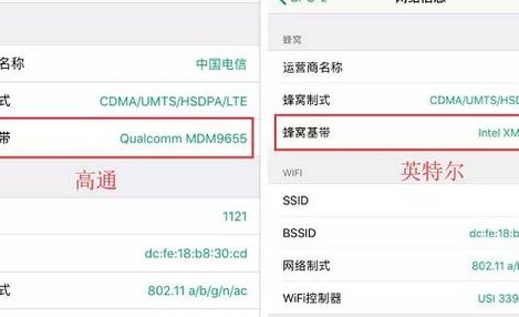 苹果基带查询（苹果高通基带和英特尔基带哪个好）