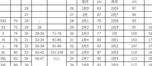 2尺9的腰围是多少厘米（2尺9的裤长是多少厘米）