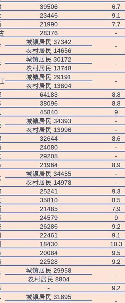 上海人均收入（北京人均收入）