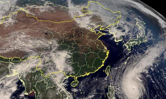 今日气象卫星云图（今日气象地图）