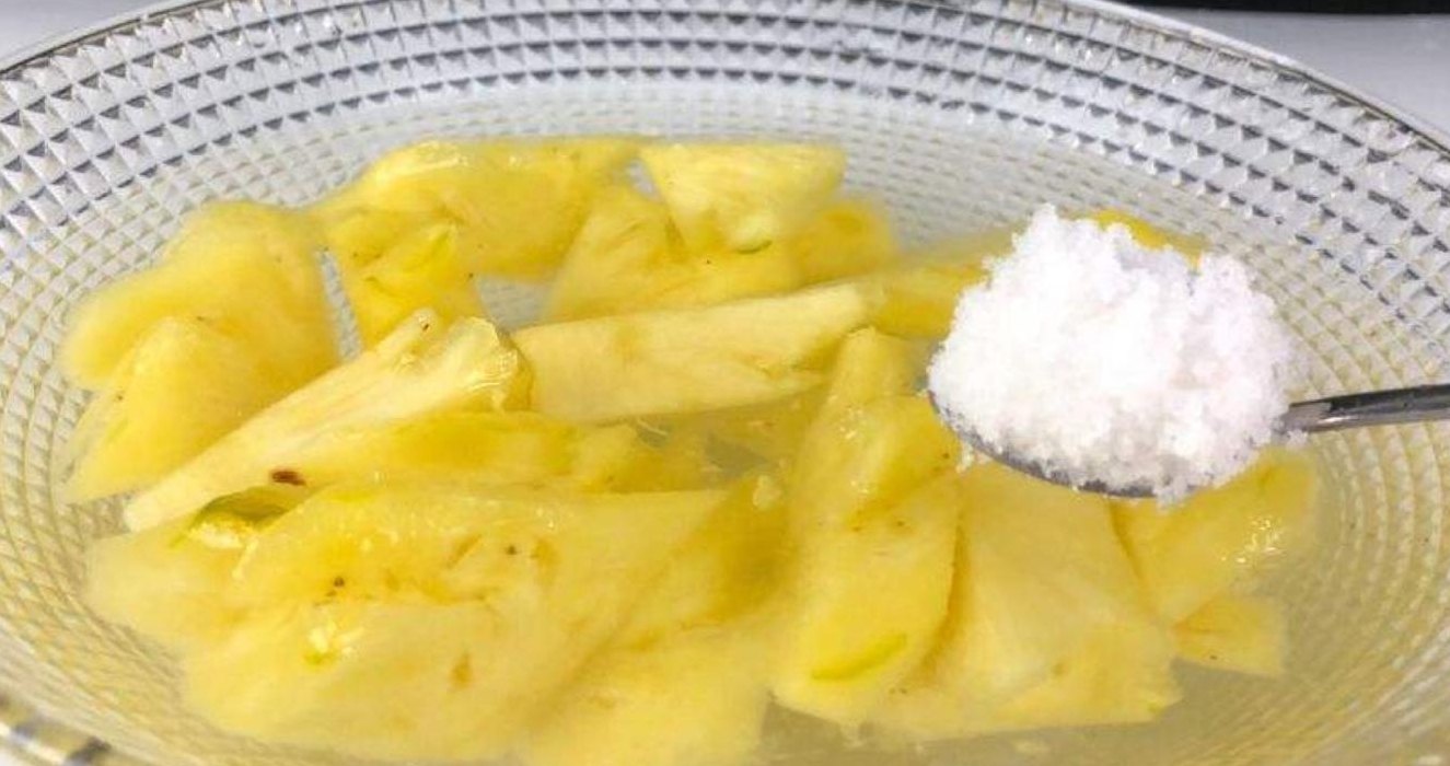 菠萝泡盐水放多少盐（菠萝泡盐水放多少盐最好）