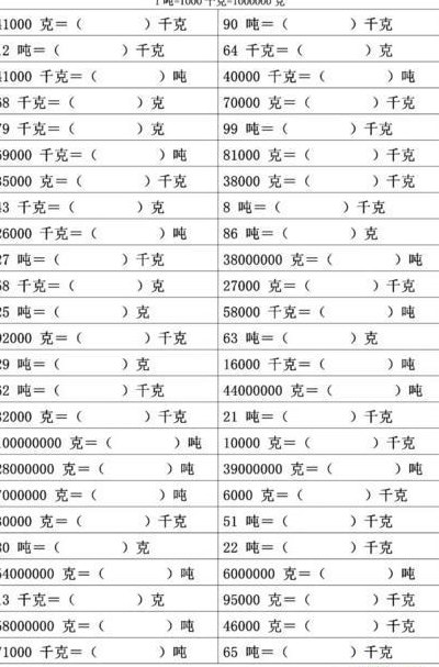 多少公斤为一吨（多少斤才一吨）
