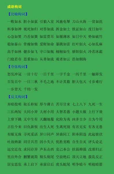 如什么成语（挥什么如什么成语）