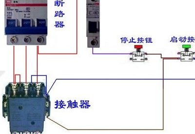 三相接触器的接线方法（三相接触器的接线方法 380v视频）