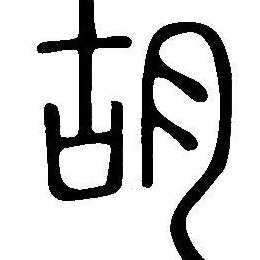 胡的繁体字怎么写的简单介绍