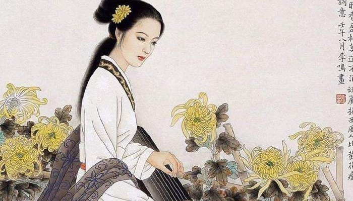 易安居士（易安居士李清照,宋济南人,父格非,母王状元拱辰孙女）