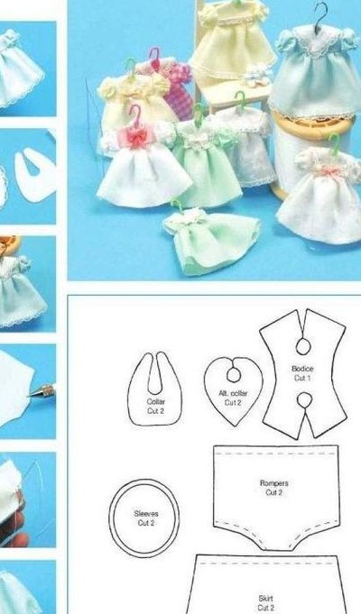 芭比娃娃衣服简单做法（芭比娃娃衣服,怎么做）