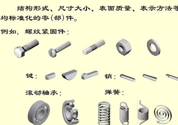 标准件有哪些（机械制图中标准件有哪些）