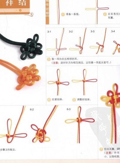 手链编织教程（粗绳手链编织教程）