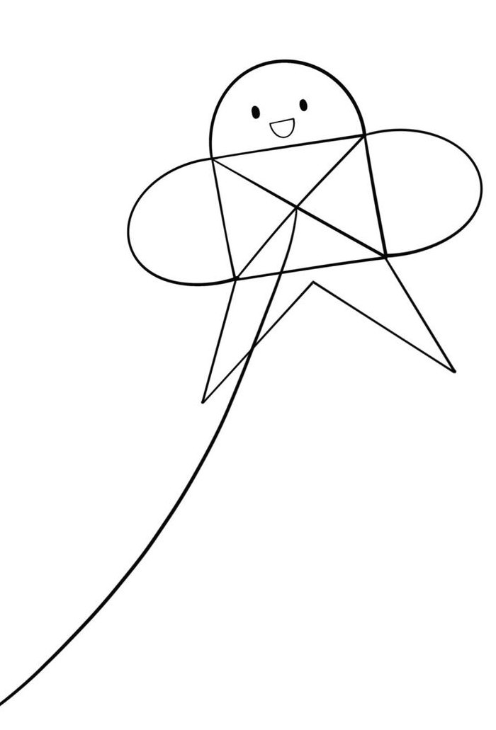 风的简笔画（风筝的简笔画）