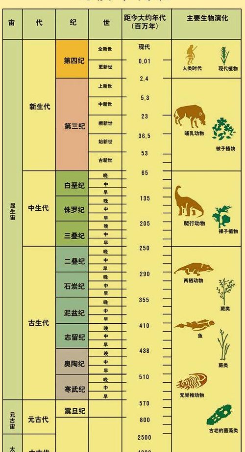 地球历史分几个时代（地球历史分几个时代）