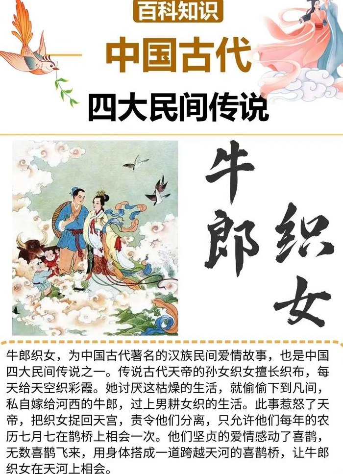 民间四大传说（民间四大传说故事）