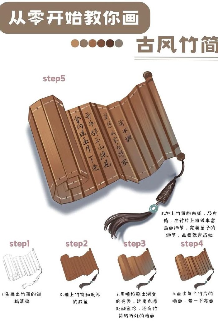 竹简的寓意是什么（竹简的图案）