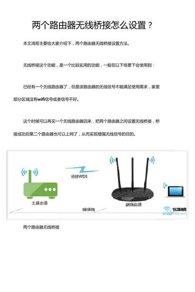 路由器桥接设置图解（路由器桥接百度经验）