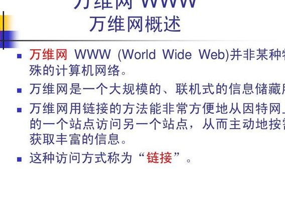 什么是万维网（什么是万维网的基础）
