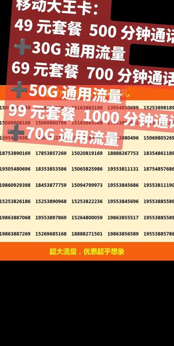 移动大王卡套餐详情（移动大王卡套餐介绍18应用软件）