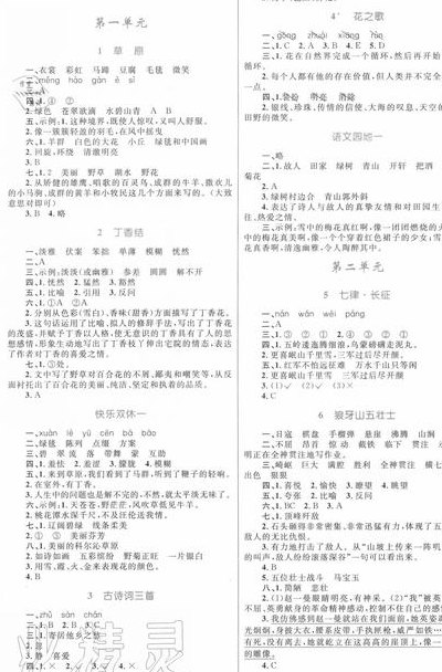 同步练习（同步练6年级上册答案）