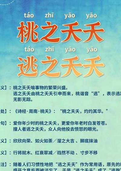 夭的成语（夭的成语有哪些成语）
