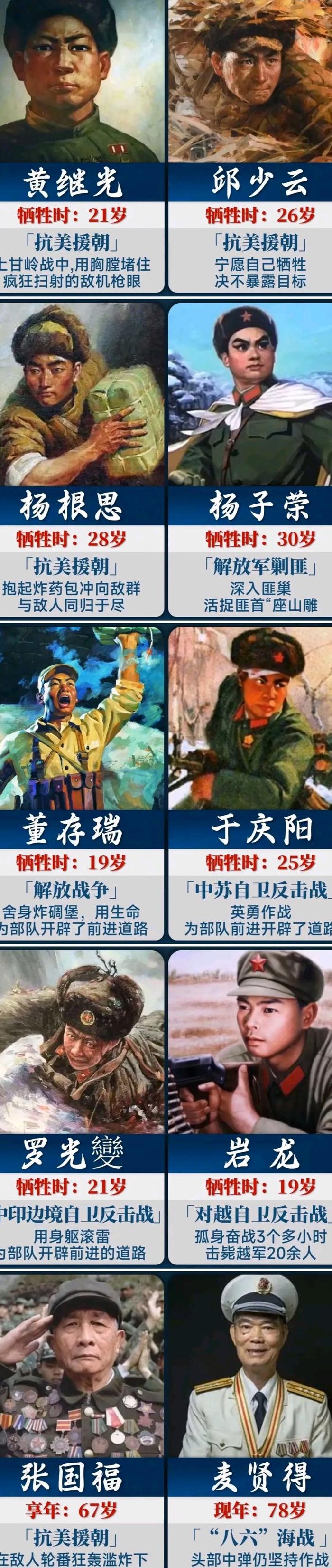 革命英雄有哪些人（革命英雄有哪些人物）