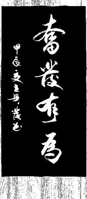 奋发有为的动物代表（奋发有为的人）