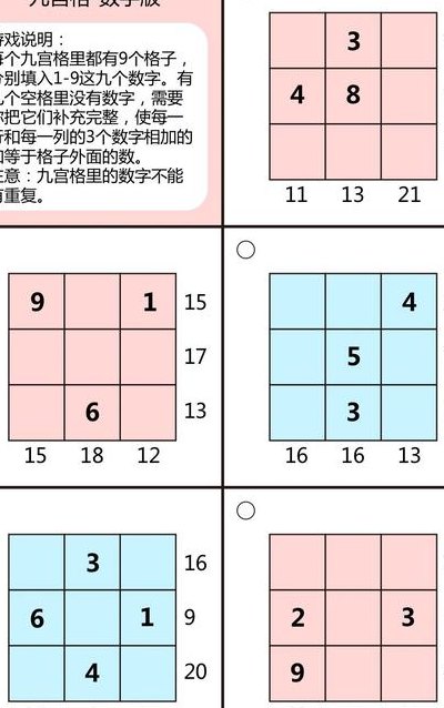 数字九宫格（数字九宫格怎么做）