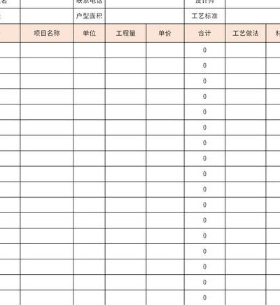 怎么做装修报价单表格（怎么做装修报价单表格格式）