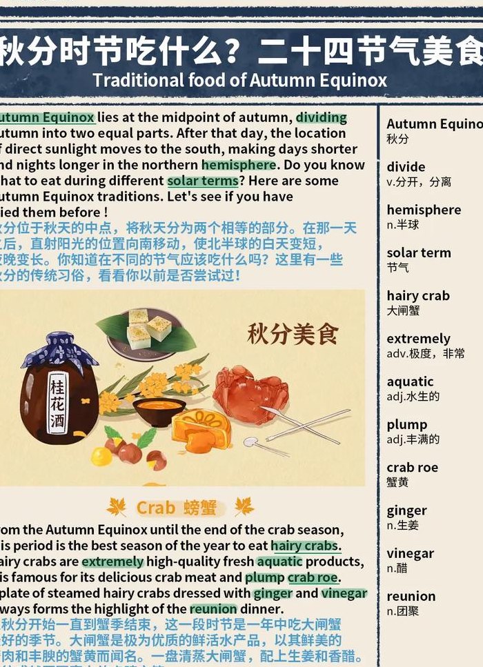 秋分的风俗食物（秋分吃什么风俗食物）