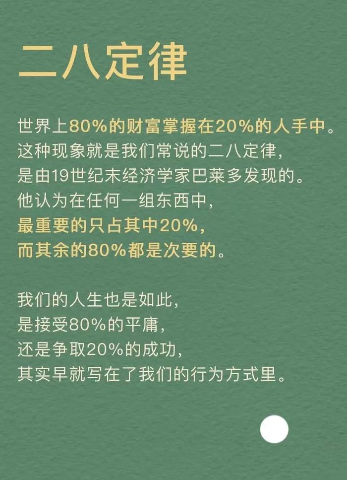 28定律是什么意思（销售28定律是什么意思）