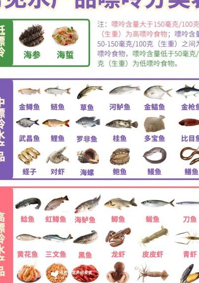 海鲜类食物有哪些（海鲜类食物有哪些嘌呤低的）